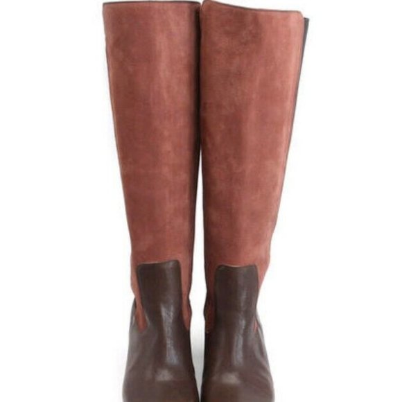 JOHN FLUEVOG HOPEFULS BLOSSOM BOOTS Size 8.5 RED/RUST/BURGUNDY & BLACK - Picture 2 of 9